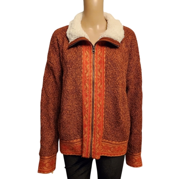 APRES Zip-up Cardigan Sweater Or Jacket L - Picture 1 of 13